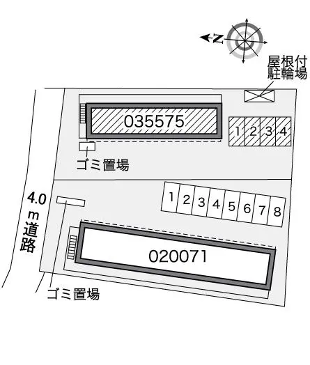 ★手数料０円★八王子市山田町　月極駐車場（LP）